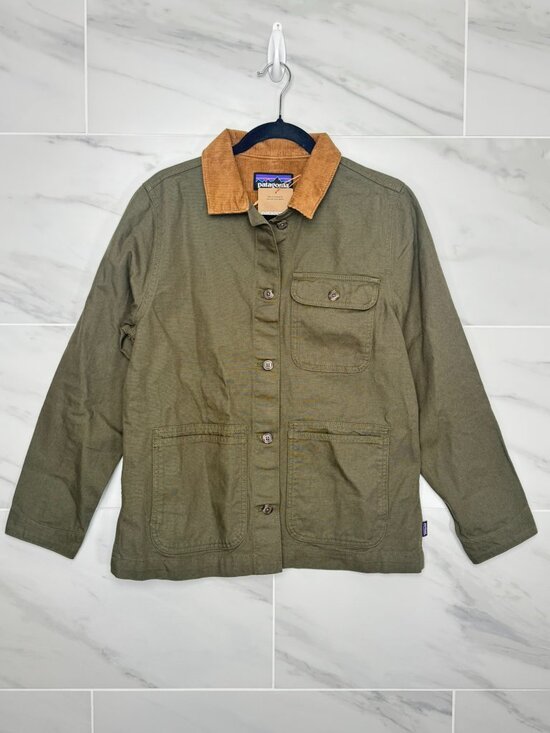 Patagonia Jackets & Blazers - Patagonia Women's Point Reyes Canvas Coat 'Basin Green' 20255 BSNG